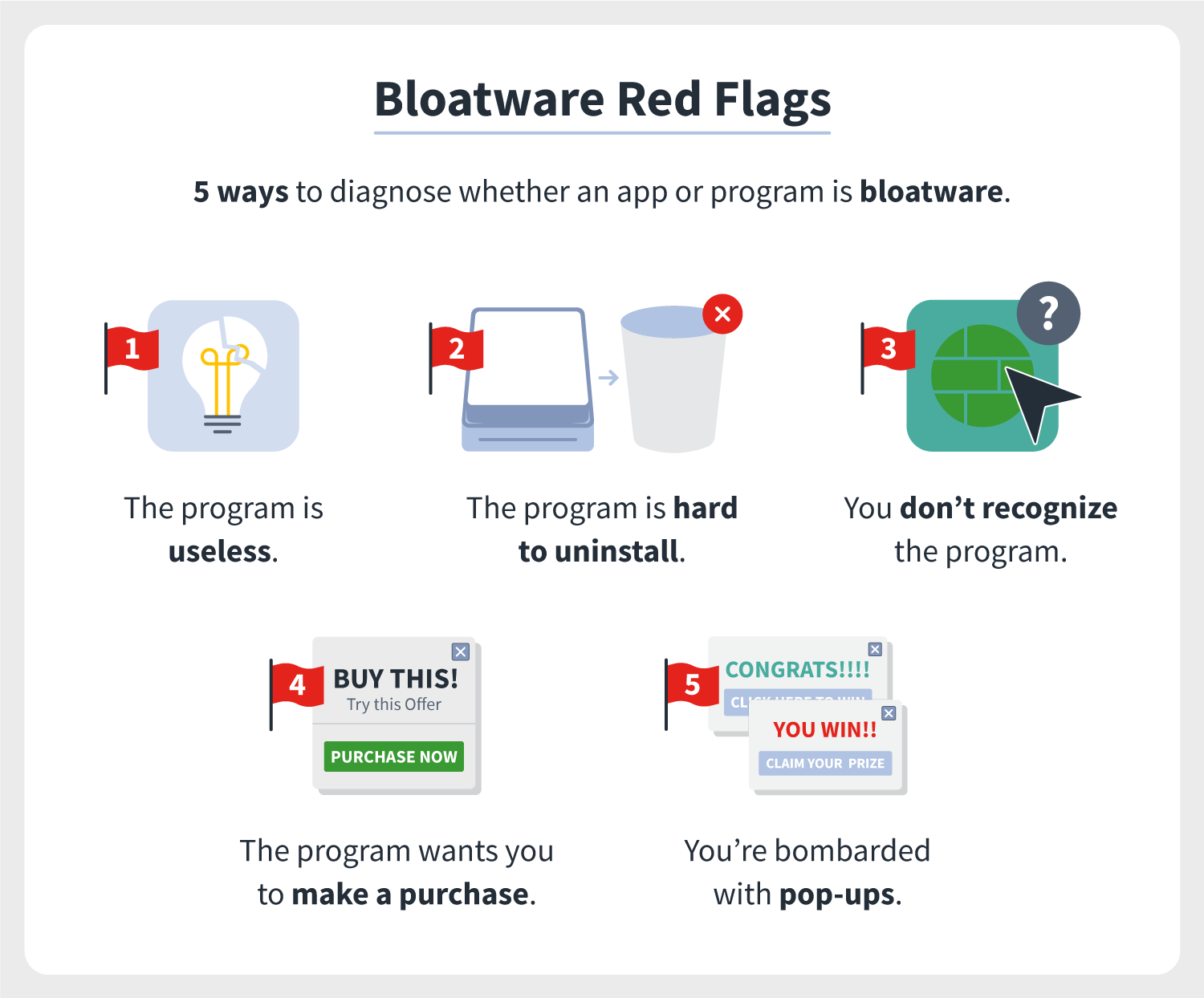 bloatware red flags