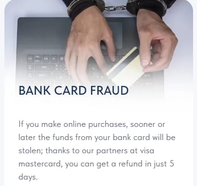 Scammers claiming they have partnerships with Visa and Mastercard