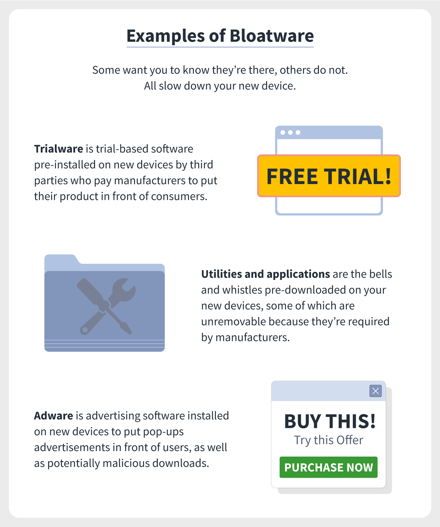 examples of bloatware
