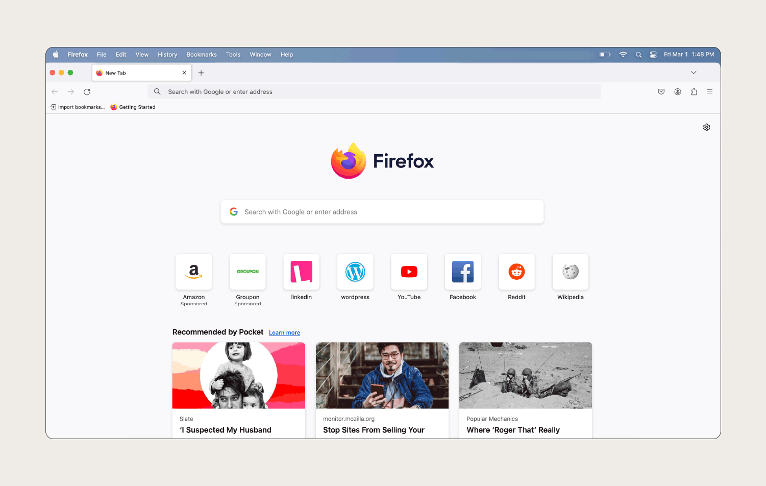 A desktop view showing how to use Firefox’s Private Browsing feature.